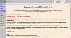 Desktop Screenshot of ddr-zwangsarbeit.info